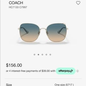 Coach sunglasses womens BRAND NEW
